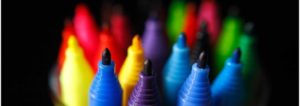 Plumones de distintos colores (diversidad)