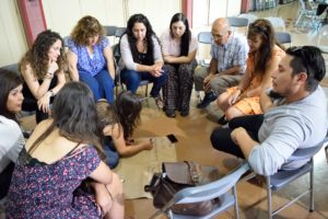 Docentes en actividad sobre EducaciónInclusiva